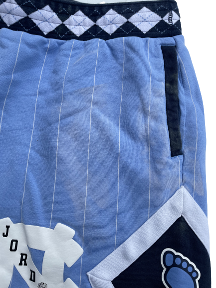 jordan unc fleece shorts