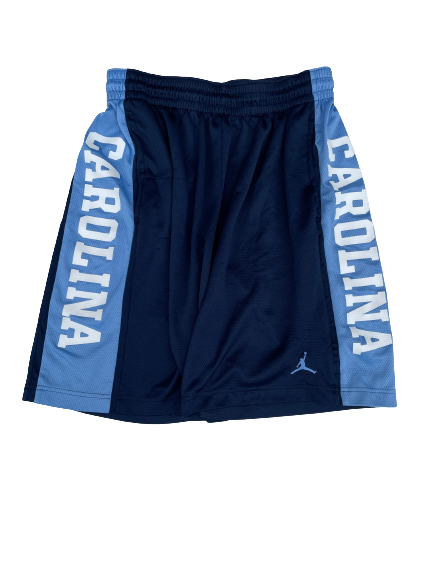 Sterling Manley North Carolina Basketball Team Issued Workout Shorts (Size L)