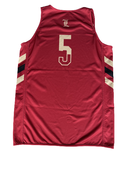Malik Williams Louisville Basketball Team Exclusive GOLD Reversible Practice Jersey (Size XL)