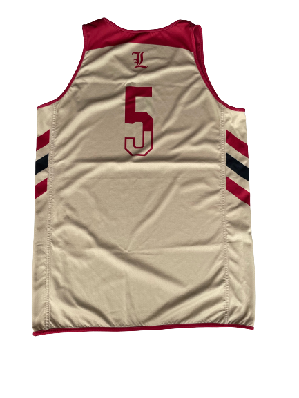 Malik Williams Louisville Basketball Team Exclusive GOLD Reversible Practice Jersey (Size XL)