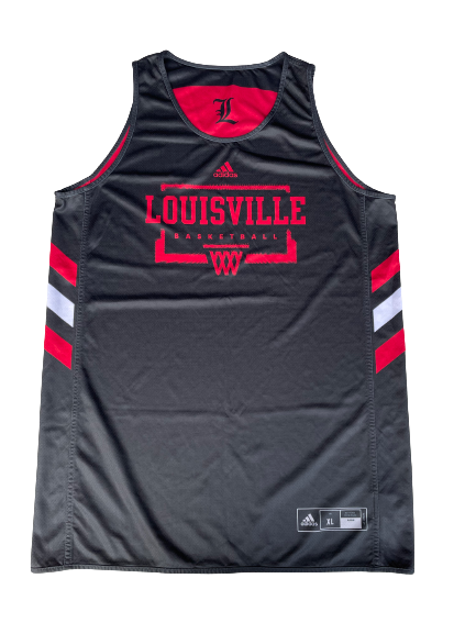 Malik Williams Louisville Basketball Team Exclusive Reversible Practice Jersey (Size XL)