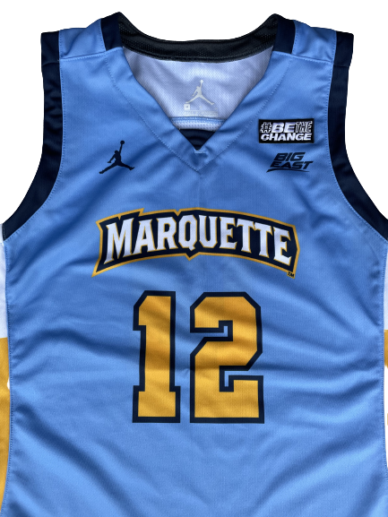 Karissa McLaughlin Marquette Basketball 2021-2022 GAME Worn Jersey (Size M)