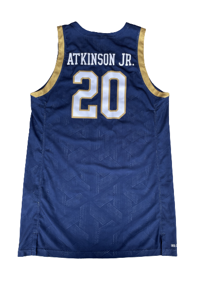 Paul Atkinson Jr. Notre Dame Basketball 2021-2022 GAME WORN Jersey (Size XL)
