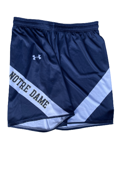 Prentiss Hubb Notre Dame Basketball Team Exclusive Practice Shorts (Size XL)