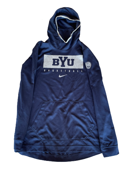 Yoeli Childs BYU Basketball Team Issued Travel Sweatshirt (Size XLT)