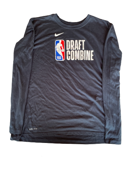 Yoeli Childs NBA Combine Player Exclusive Long Sleeve Workout Shirt (Size XL)