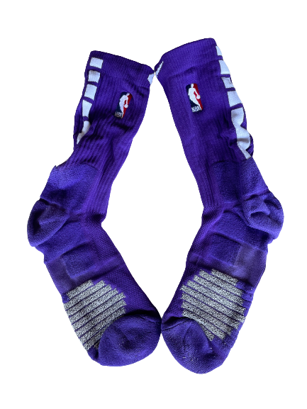Yoeli Childs Los Angeles Lakers Team Issued NBA Socks