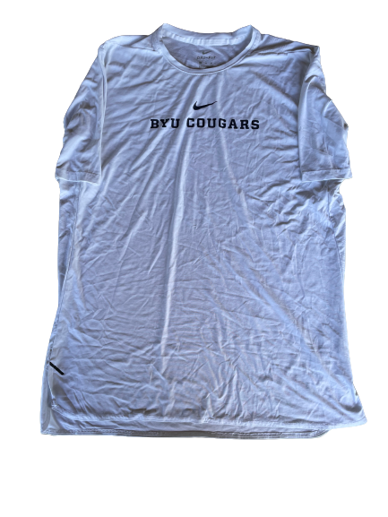 Yoeli Childs BYU Basketball Team Issued Workout Shirt (Size XLT)