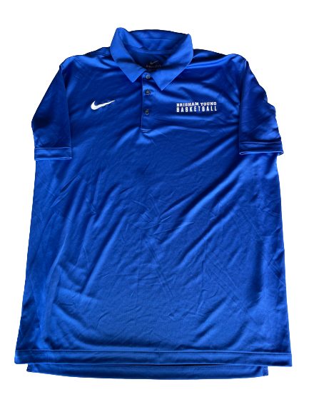 Yoeli Childs BYU Basketball Team Issued Polo Shirt (Size XL)