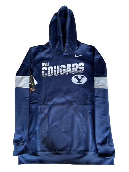 Yoeli Childs BYU Basketball Team Issued Sweatshirt (Size XLT) - New with Tags
