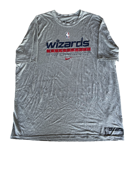 Yoeli Childs Washington Wizards Team Issued Workout Shirt (Size 2XL)