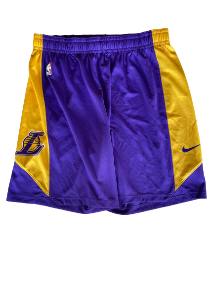Yoeli Childs Los Angeles Lakers Team Exclusive Practice Shorts (Size XL)