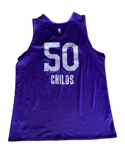 Yoeli Childs Los Angeles Lakers Team Exclusive Reversible Practice Jersey (Size XLT)