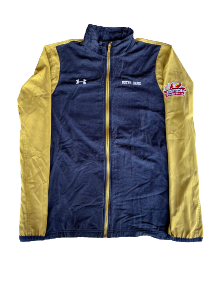 Scott Daly Notre Dame Football Team Exclusive Fiesta Bowl Jacket (Size XL)