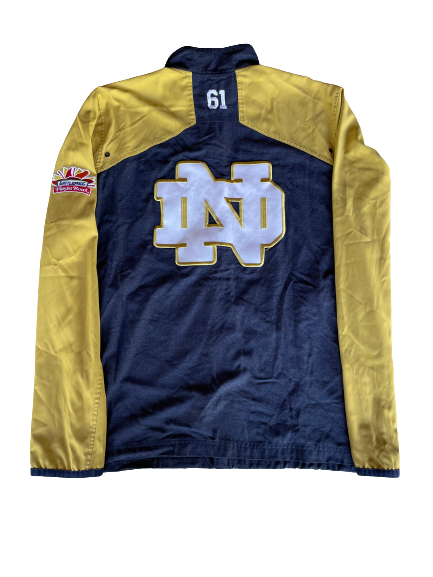 Scott Daly Notre Dame Football Team Exclusive Fiesta Bowl Jacket (Size XL)
