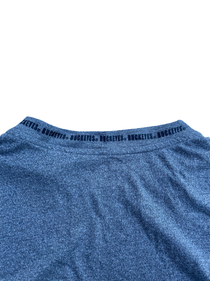 Cade Kacherski Ohio State Football Team Issued Long Sleeve Shirt (Size XL)