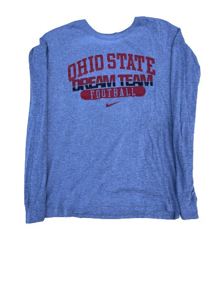 Cade Kacherski Ohio State Football Team Exclusive "DREAM TEAM" Long Sleeve Shirt (Size XL)