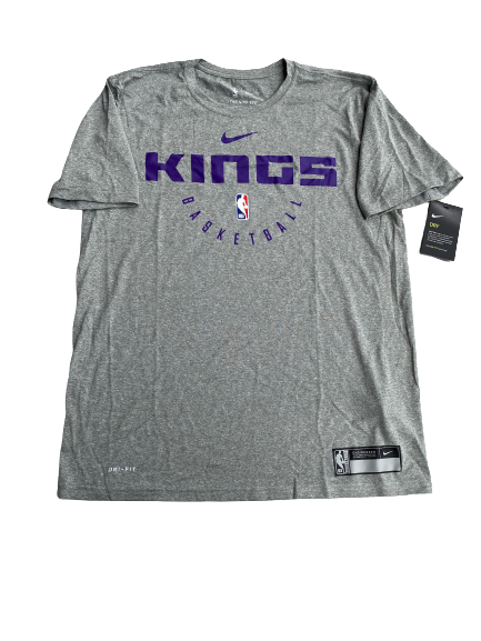 Kyle Guy Sacramento Kings Team-Issued Nike T-Shirt (Size L)