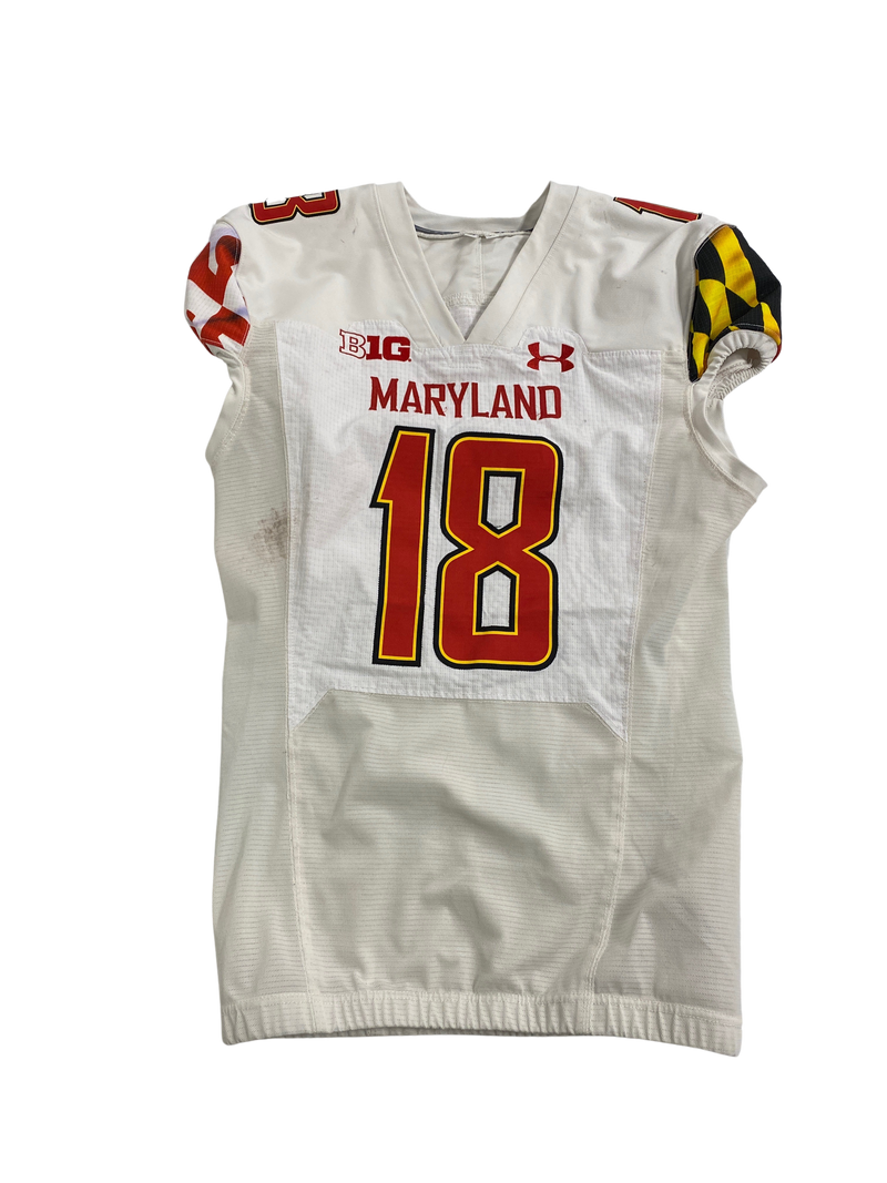 CJ Dippre Maryland Football Game Worn Jersey (Size 46)