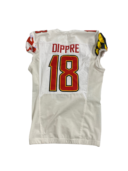 CJ Dippre Maryland Football Game Worn Jersey (Size 46)