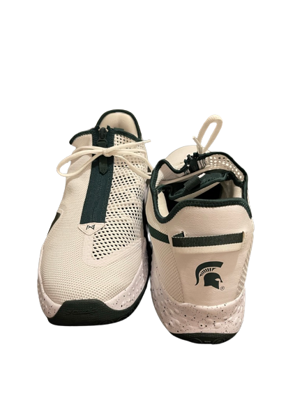 Marcus Bingham Jr. Michigan State Basketball Player Exclusive "Giannis" Shoes (Size 16)