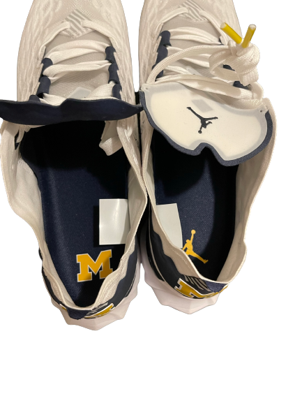 Brad Hawkins Michigan Football Player Exclusive Shoes (Size 13) - New