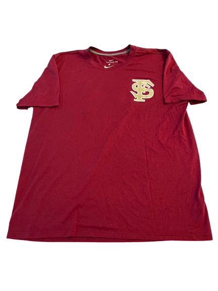 Chase Haney Florida State Baseball Exclusive Practice Shirt with Number on Back (Size XL)