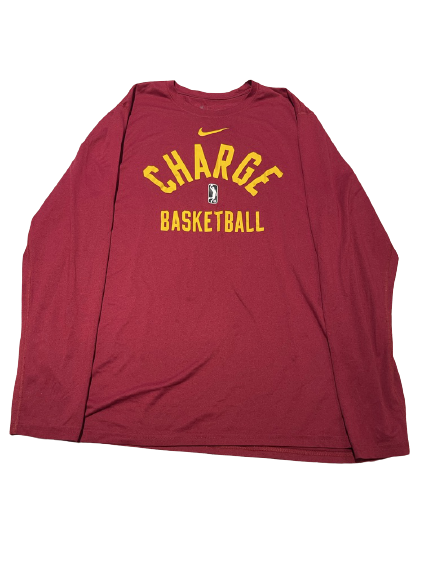 Charles Matthews Cleveland Charge Team Issued Long Sleeve Workout Shirt (Size L)