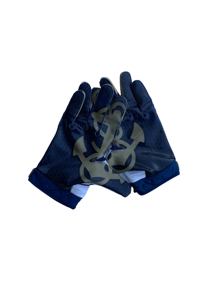 Navy Football Gloves - Rivalry Series vs. Army WITH Special Edition Box (Size L)