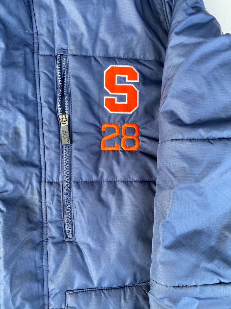 Chris Fredrick Syracuse Football Player Exclusive Winter Coat (Size L)