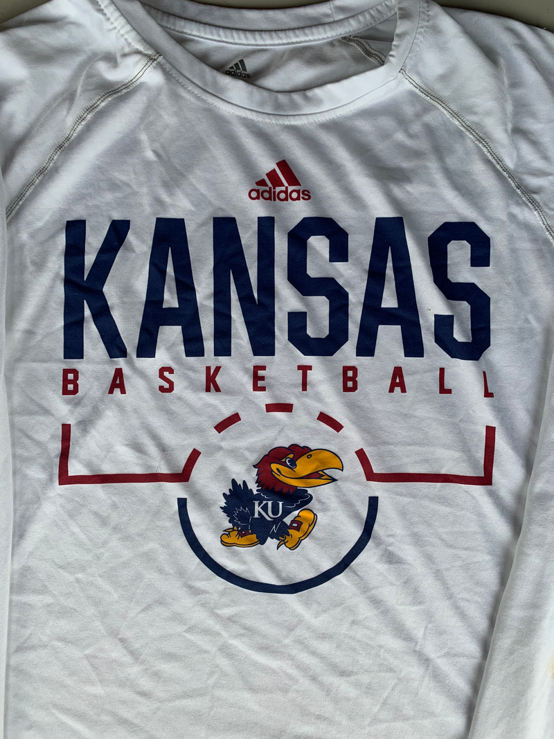 Tyshawn Taylor Kansas Basketball Adidas Long Sleeve Shirt (Size M)