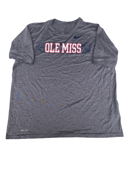 Qaadir Sheppard Ole Miss Nike T-Shirt With Number on Back (Size XXL)