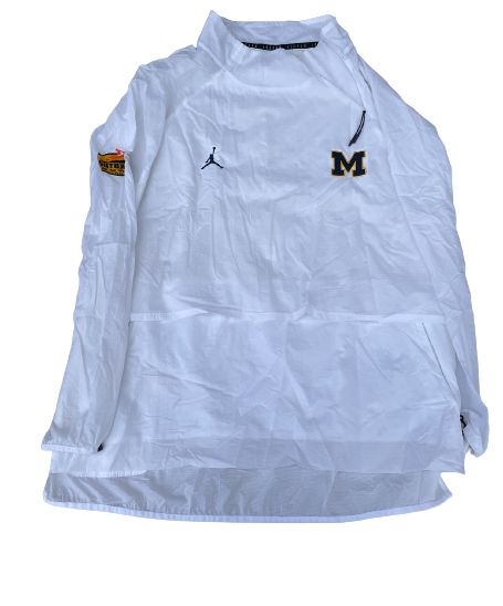 Greg Robinson Michigan Football Outback-Bowl Player-Exclusive Pullover (Size XXXL)