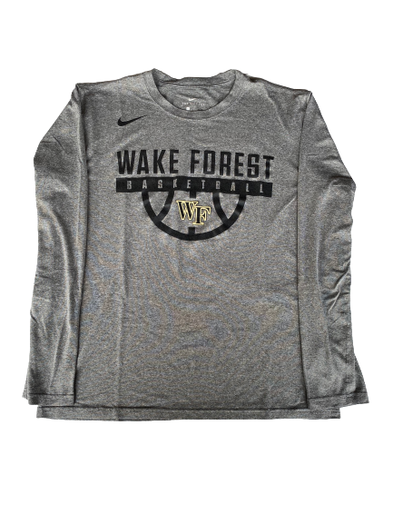 L.D. Williams Wake Forest Basketball Long Sleeve Shirt (Size L)