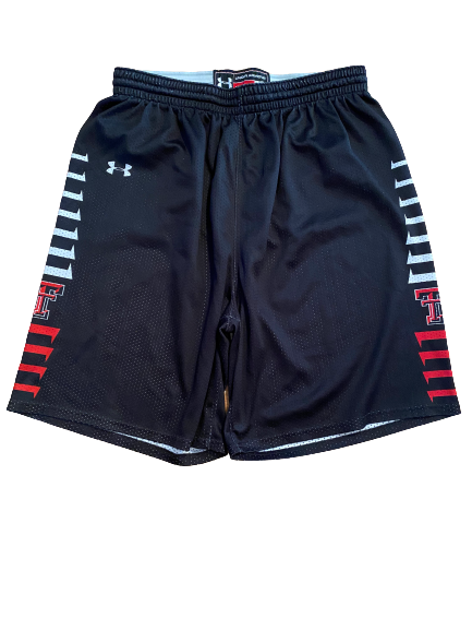 Tommy Hamilton Texas Tech Basketball Nike Practice Shorts (Size XL)