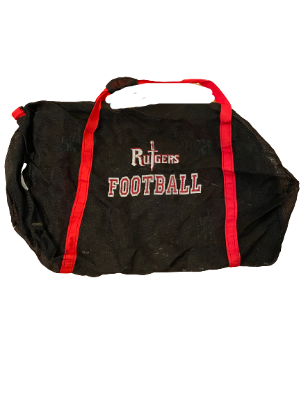 Matt Sportelli Rutgers Football Team Exclusive Retro Equipment Bag