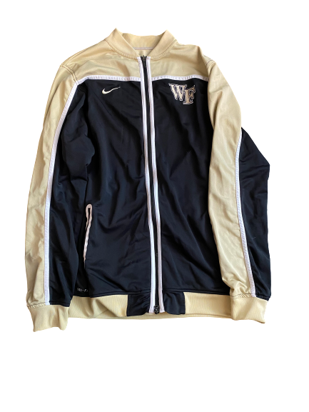 Torry Johnson Wake Forest Nike Zip-Up Jacket (Size LT)