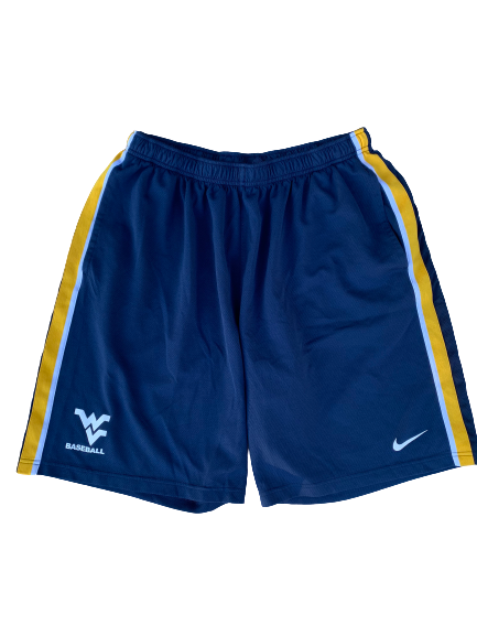 Chase Illig West Virginia Baseball Workout Shorts (Size XL)