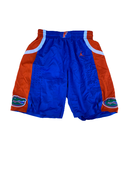 Scottie Lewis Florida Basketball 2018-2019 Season Game-Issued Shorts (Size 36)