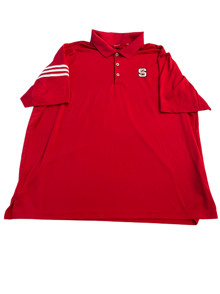 Dexter Wright NC State Football Team Issued Travel Polo (Size 2XL)