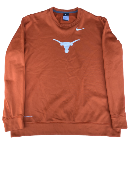 Dylan Haines Texas Football Team Issued Crewneck Pullover (Size XL)