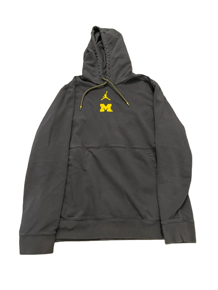 Hassan Haskins Michigan Football Team Issued Sweatshirt (Size L)