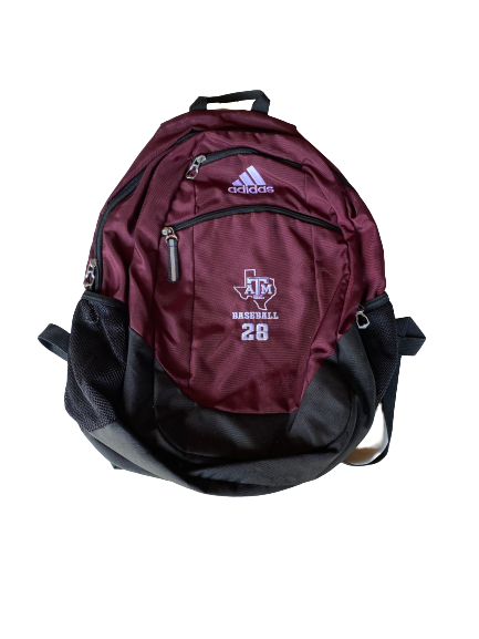 Mason Cole Texas A&M Baseball Player Exclusive Backpack