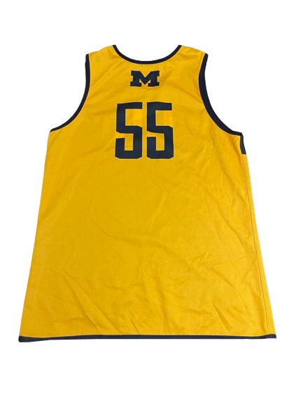 Eli Brooks Michigan Basketball Exclusive Reversible Practice Jersey (Size M)