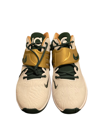 Marcus Bingham Jr. Michigan State Basketball Player Exclusive "Kevin Durant" Shoes (Size 16)