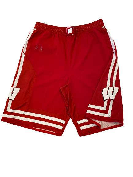 Khalil Iverson Wisconsin Basketball 2016 Season Game-Worn Shorts (Photo Matched) (Size XL Length +2)
