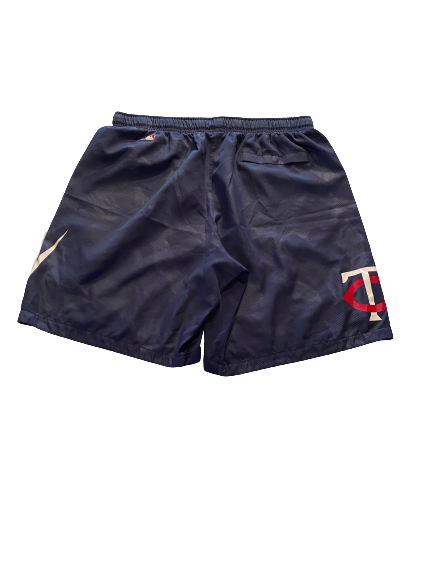 J.T. Perez Minnesota Twins Team Issued Workout Shorts (Size XL)