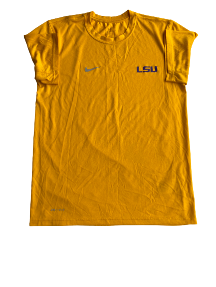 Mercedes Brooks LSU Team Issued Workout Shirt (Size S)