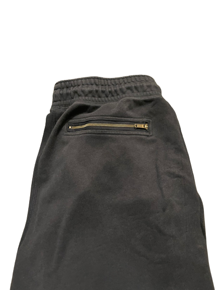 David Ojabo Michigan Football Team Issued Jordan Sweatpants with Back Zipper Pocket (Size XL)