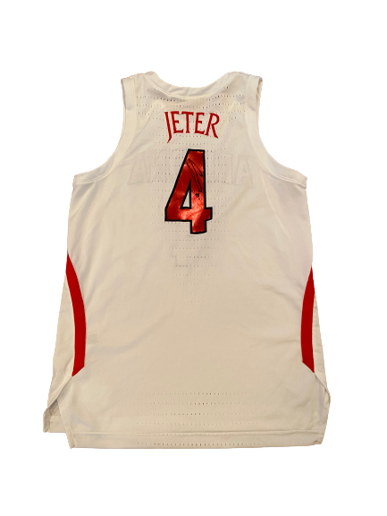 Chase Jeter Arizona Basketball 2018-2019 Season Signed Game-Worn Jersey (Size 48 Length +4)